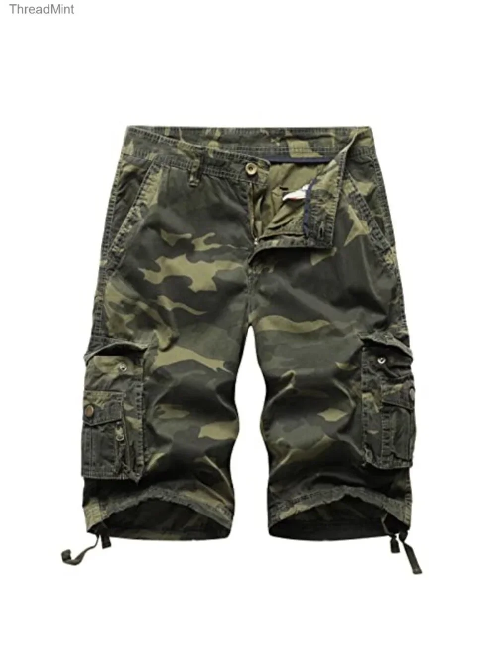 Men's Cargo Shorts Multi Pockets Cotton Blend Relaxed Fit Outdoor